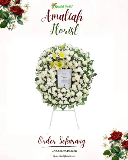 Krans Bunga Duka Keniten